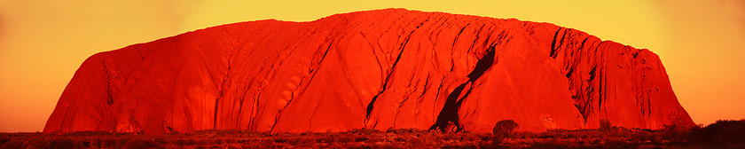 Image showing Colors and Shapes of the Australian Outback