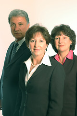 Image showing female ceo and staff