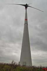 Image showing Modern Windmill, Italy