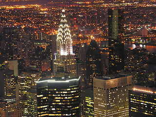 Image showing Night View of New York City