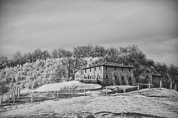 Image showing Tuscan Countryside by Infrared