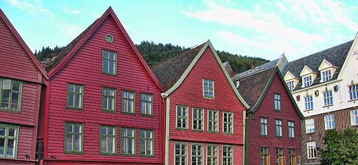 Image showing Architecture of Bergen, Norway