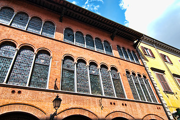 Image showing Typical Ancient Building in Pisa