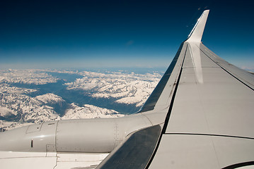 Image showing Dolomites from the Aircraft