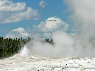 Image showing Old Faithful, Yellowstone National Park