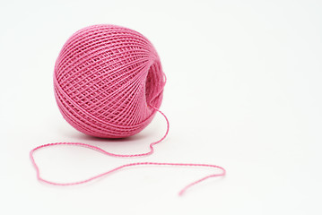 Image showing pink yarn