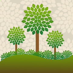 Image showing trees background