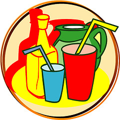 Image showing pictogram - drinks
