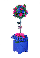 Image showing Decorative Artificial Flower in Pot 