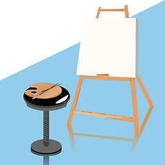 Image showing Easel