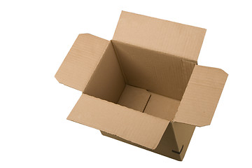 Image showing open cardboard box