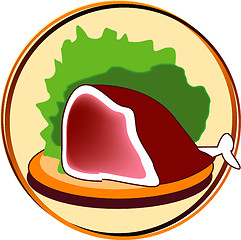 Image showing pictogram - meat