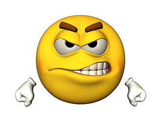 Image showing Angry emoticon