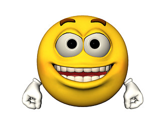 Image showing Happy emoticon