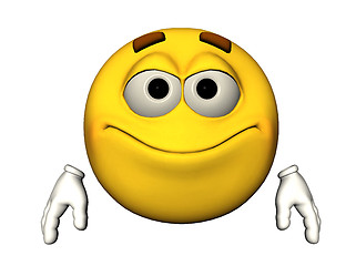 Image showing Smiling emoticon