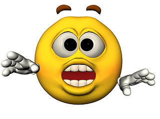 Image showing Surprised emoticon