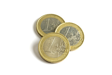 Image showing Euro coins 