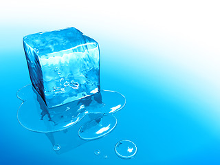 Image showing ice cube