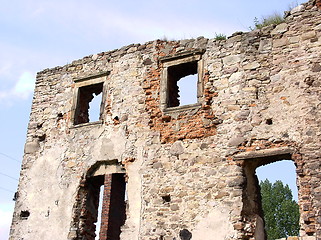 Image showing Ruins of the building