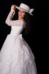 Image showing White gown