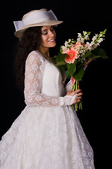 Image showing White gown