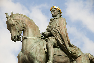 Image showing statue Napoleon   Diamant Square Ajaccio Corsica