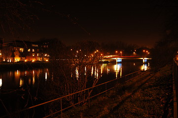 Image showing bridge at night