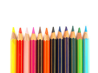 Image showing Colour pencils