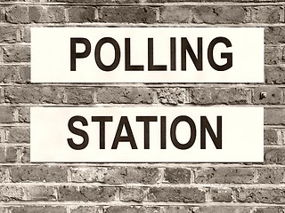 Image showing Polling station