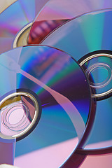 Image showing Many CD's isolated
