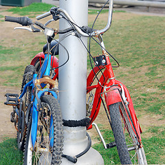 Image showing Two bikes