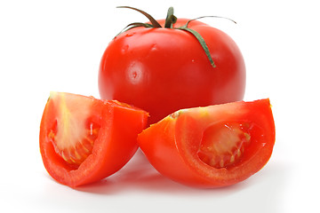 Image showing Many tomatoes
