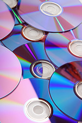 Image showing Many CD's isolated