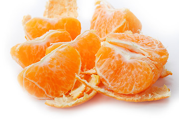 Image showing Red sliced mandarin