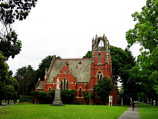 Image showing Brown church