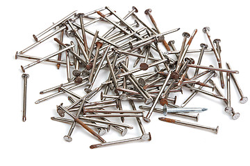 Image showing Many nails