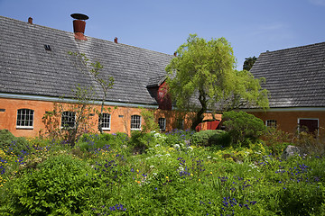 Image showing Farmyard with plants