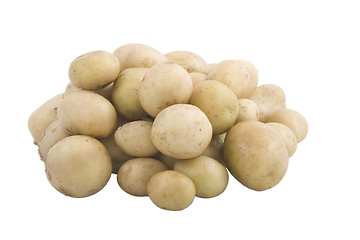 Image showing vegetarian food, new potatoes