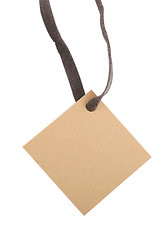 Image showing tan blank tag