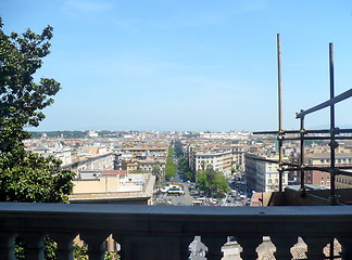 Image showing Rome panorama from Vatican City