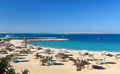 Image showing Red sea baech resort