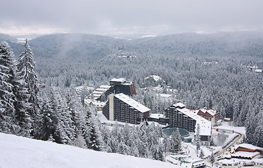 Image showing Hotel complex on ski resort Borovets, Bulgaria