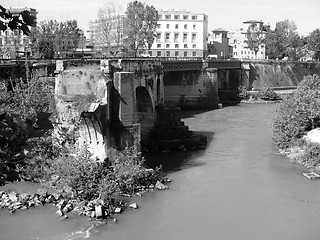 Image showing Ruins of Ponte Rotto (Pons Aemilius)