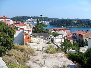 Image showing View of seafront of Rovinj