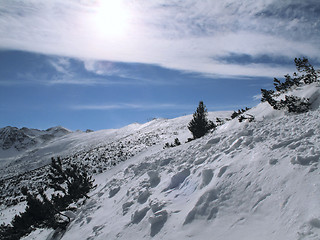 Image showing Rila mountains landscape in Borovets, Bulgaria