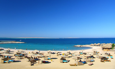 Image showing Red sea baech resort