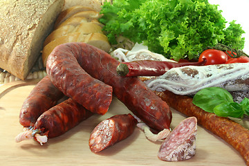 Image showing Spanish Salami