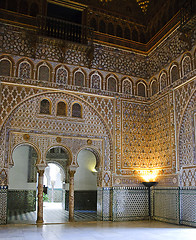 Image showing Royal Alcazar in Seville, Spain