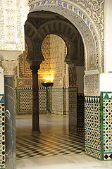 Image showing Royal Alcazar in Seville, Spain