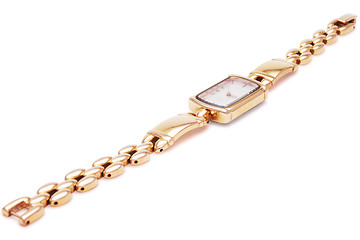 Image showing Golden Wristwatches isolated 1